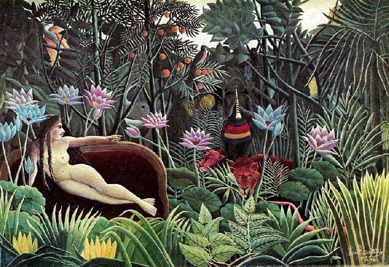 Henri Rousseau Yadwighas drom oil painting picture
